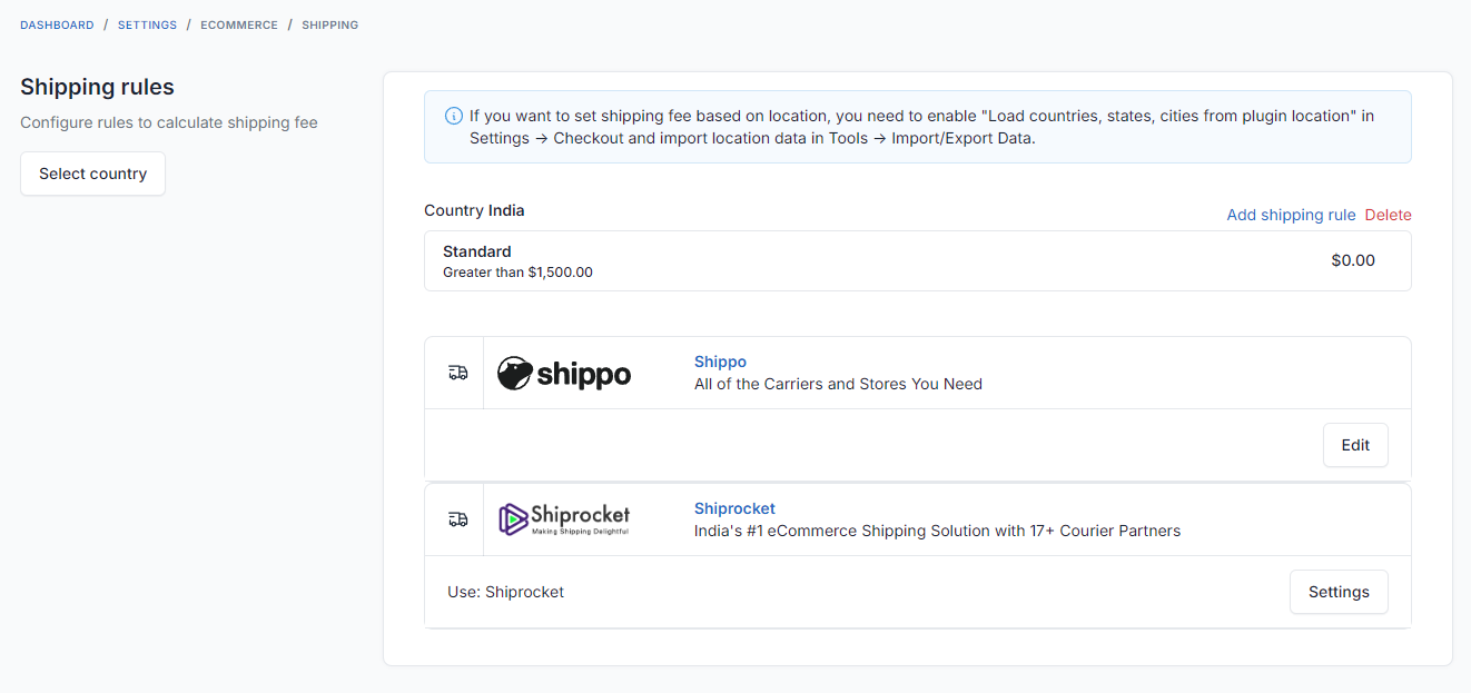 Advanced Shiprocket Integration for Botble Marketplace