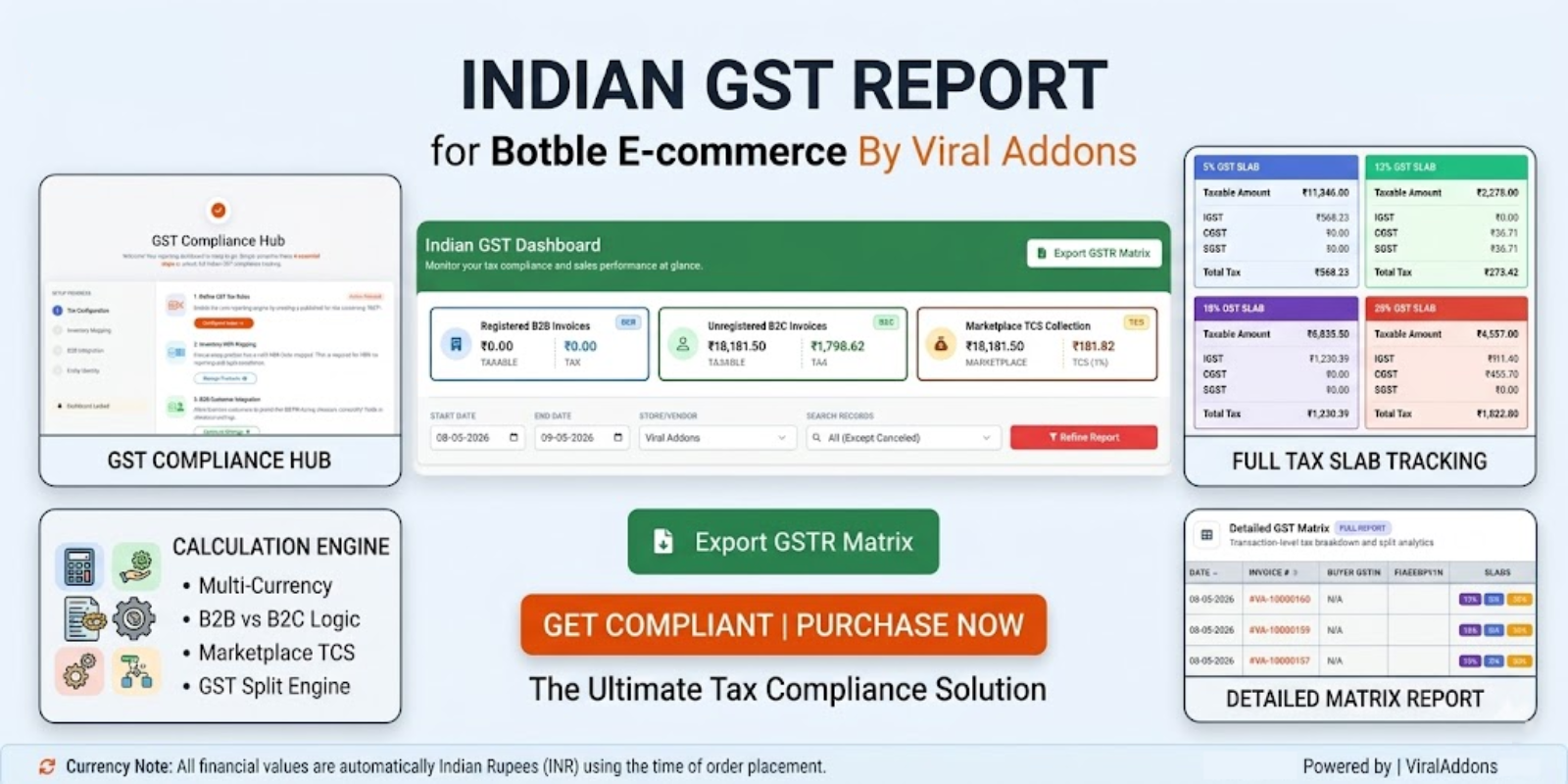 Indian GST Report For Botble Ecommerce